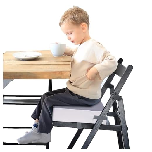 Toddler Booster Seat for Dining Table,PU Waterproof Kids Booster Seat for Table with Safety Buckles,Non-Slip Bottom Portable Booster Cushion for Travel