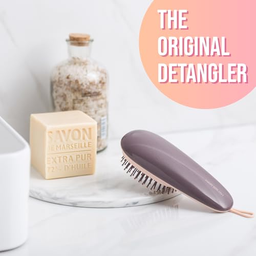 Image of HOOPOES Mini Hair Brush for Men, Women & Kids - Detangling Hair Brush - Ultra-Soft IntelliFlex Bristles Brush for Natural, Curly, Straight, Wet or Dry Hair (Medium)