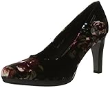  bugatti Damen 412279706000 Plateaupumps, Schwarz (Black/Multicolour), 38 EU