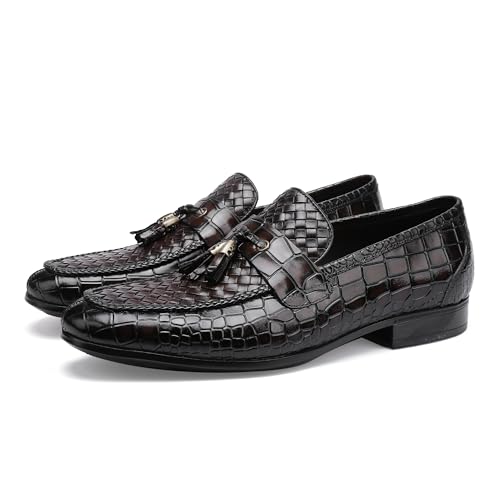 Classic Shoes for Men, Leather Dress Shoes Slip on Peny Loafers Derby Shoes2