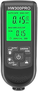 QUMOX Medidor digital de espessura de revestimento, medidor de espessura de tinta portátil, função de desligamento autom...