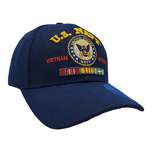 US Navy Vietnam Veteran Gorra Militar Oficial Talla Única miniatura 2