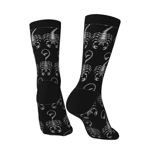 Cute Scorpion Socks For Men Women Outdoor Sports Running Hiking Wicking Crew Socks4