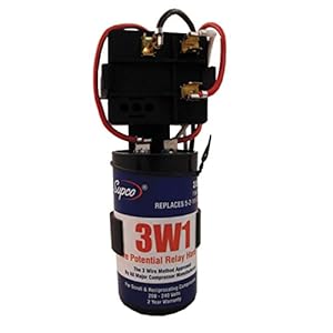 Supco Hard Start, 3 Wire, 1-3 Hp