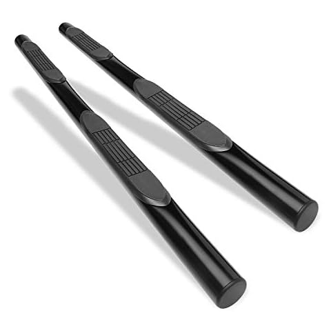 BETTER AUTOMOTIVE 3" Black Side Step Rails NERF Bars Running Board Steps Compatible with 2001-2007 Ford Escape Cover