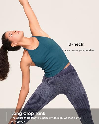 Image of BAMBOO COOL Women's Seamless Tank Top Moisture-Wicking Workout Ribbed Camisoles U-Neck Camis 3-Pack