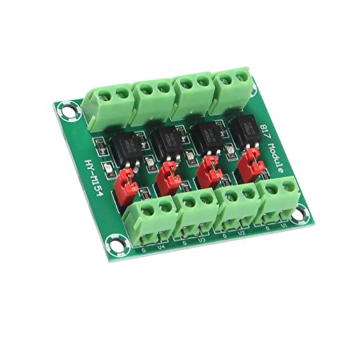 Alinan 4Pcs 4Ch Optocoupler Pc817 4 Channel Isolation Board Voltage Converter Adapter Module 3.6-30V Driver Photoelectric Isolated Module thumb #6