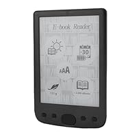 Electronic Book Reader, 6 Inch E Reader with 800 X 600 Screen, 512MB, Portable and Eye Friendly with Protective Case 2500mAh Battery, for Kids, Adults, Seniors (16GB)