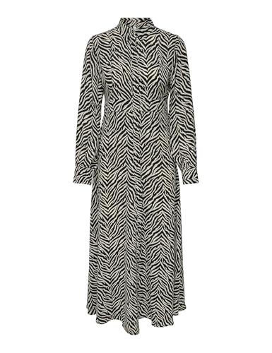 Robe col en V ONLY coupe maxi fluide et tissu léger de taille L/S