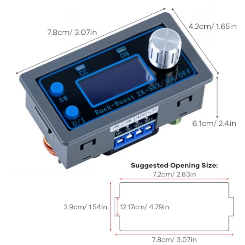 Image of Hosyond DC DC Buck Boost Power Converter CC CV 0.6-36V 5A 5V 6V 12V 24V Power Module Adjustable Voltage Regulated Laboratory Power Supply
