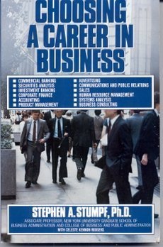 Paperback Choosing a Career in Business Book