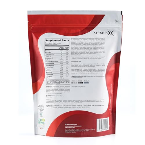 Image of Beetroot (Nitrate) Lime and Ginger - Superfuel Sports Drink Powder with carbohydrates and Minerals. Natural Source of Nitrate. Nitric Oxide. Pre and Intra Training. 35,27Oz.