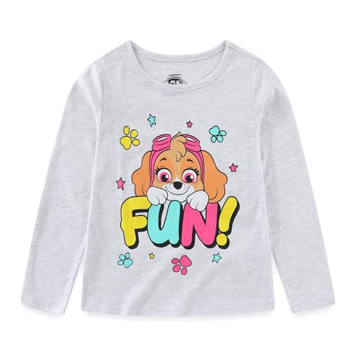 PAW PATROL Nickelodeon Everest and Skye Girls 3 Pack Long Sleeve Shirts4
