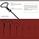 QIURUYUE® 147-teiliges Kastanienbohrer Set, Handholzbohrer Basteln in Alubox, Kastanien-Bastelset, Kastanienset, Kastanienmännchen Bastelset, Holzbohrer Handbohrer f. Kastanien