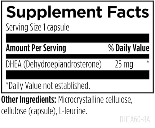 Designs for Health DHEA 25 mg Softgels