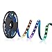 Produktbild CHINLY 5m 300leds WS2812B Individuell adressierbar LED Streifen Licht SMD5050 RGB 300 Pixels Traumfarbe Nicht wasserdicht Schwarz PCB 5V DC