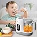 BEAR 2024 Baby Food Maker | One Step Baby Food Processor Steamer Puree Blender | Auto Cooking & Grinding | Baby Food Puree Maker with Self Cleans | Touch Screen Control, White