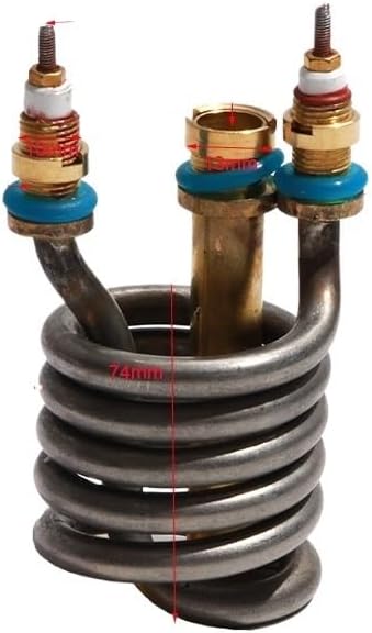 Electric Faucet Heating Element 220V 3000W 3300W Instant Water Heater Parts of Stainless Steel Heating Pipe(Type F1)