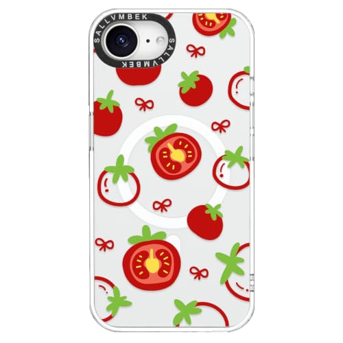 Coque iPhone 16e jolie tomate imprimée le cadeau idéal pour femme