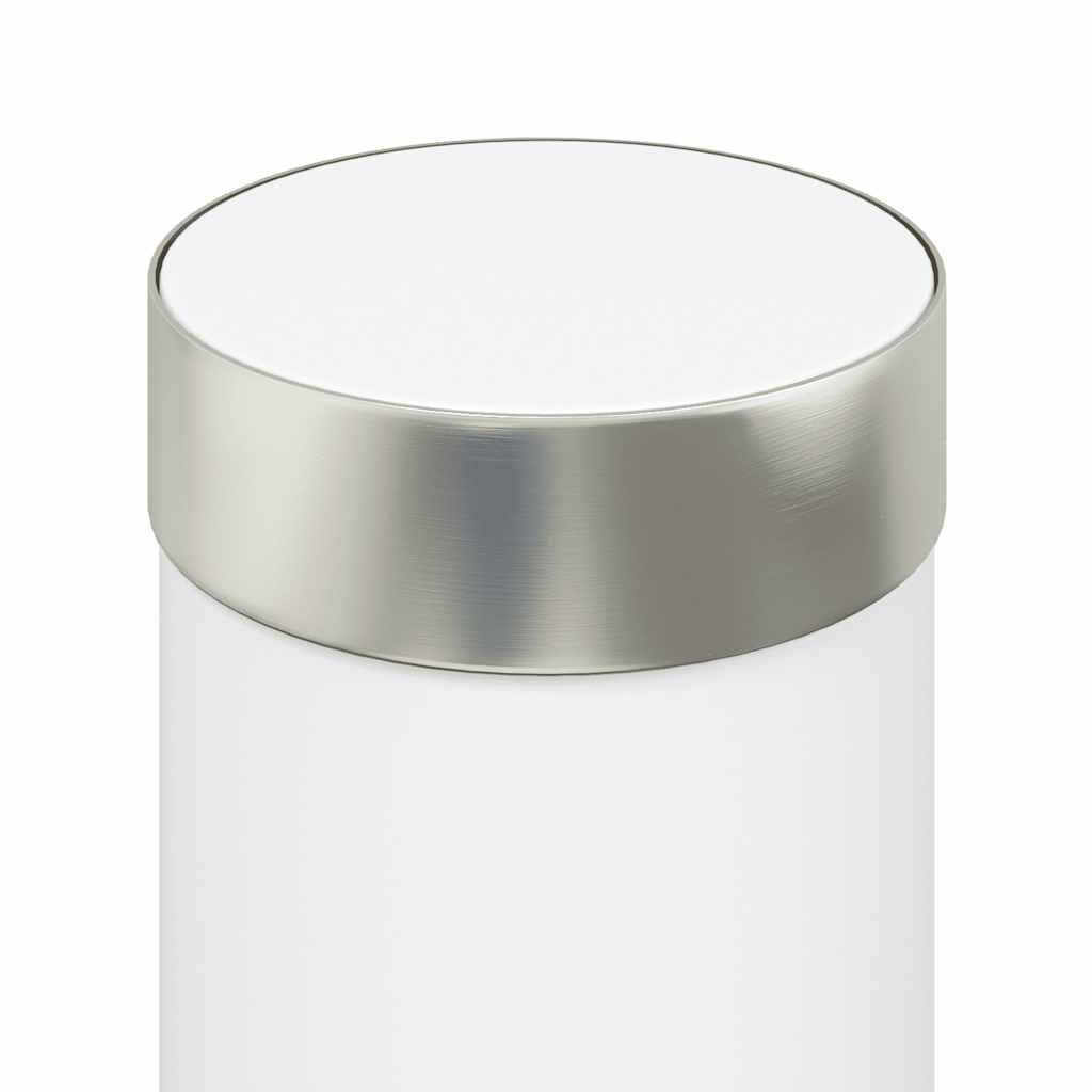 Set di 3 lampade a colonna con sensore in acciaio inox, altezza 110 cm, IP44, per esterni, terrazza, giardino, con sensore di movimento PIR e diffusore per un'illuminazione sicura del