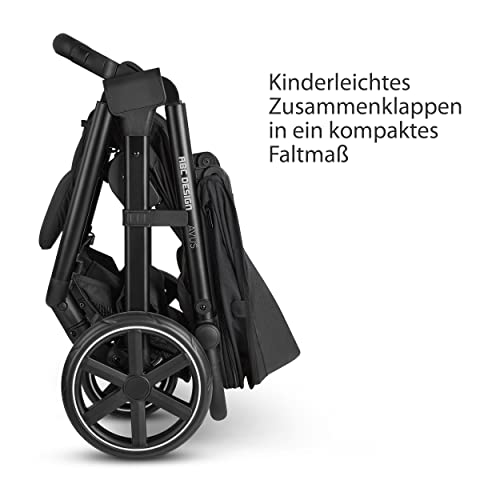 ABC Design Buggy Avus – Sportwagen ideal für den Urlaub – Liegeposition – kompaktes Faltmaß (ink)