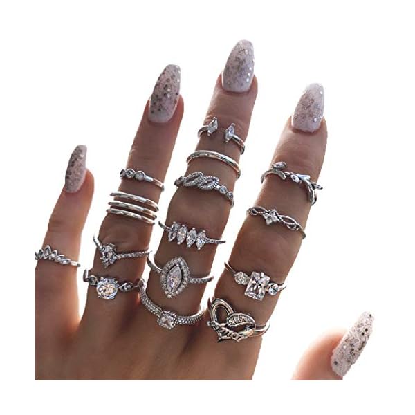 BELICEY-9-15PCS-Knuckle-Stacking-Rings-Set-for-Women-Crystal-Rhinestone-Finger-Statement-Ring-Sets-Vintage-Joint-Knot-Mid-Rings-for-Teen-Girls-Stackable-Rings-Jewelry-Accessories