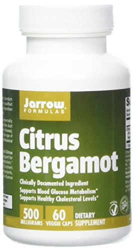 Jarrow Formulas, Citrus Bergamot, 500 mg, 60 Veggie Caps, 2 Pack Jarrow Formulas, Citrus Bergamot, 500 mg, 60 Veggie Caps, 2 Pack