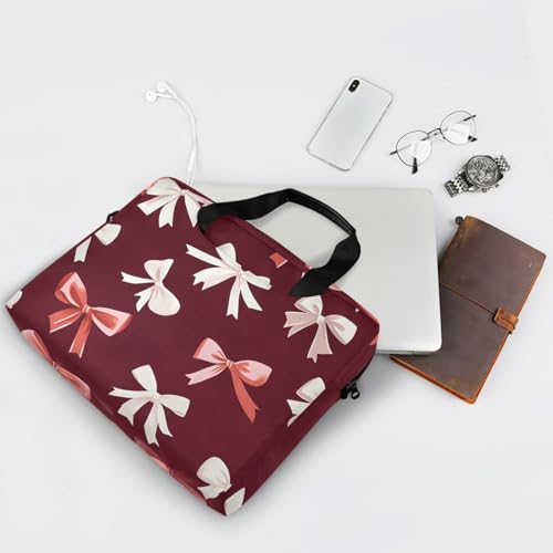 Funda para portátil ALAZA diseño moños rojo blanco 13-15.6" miniatura 7