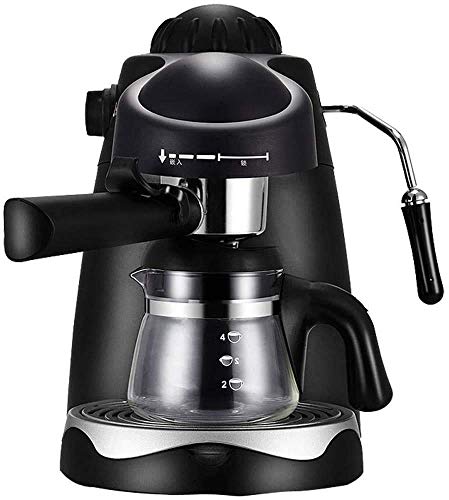 Cafetera semi automática con capacidad para 4 tazas