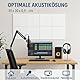 MatoSan® 30 Quadratische Akustikplatten Selbstklebend Schalldämmung Schallabsorber Wand Hohe Dichte für Wand Decken Holz & Tür Akustikpaneele Zimmer Dämmen gegen Lärm Lärmschutz Wand Weiß-