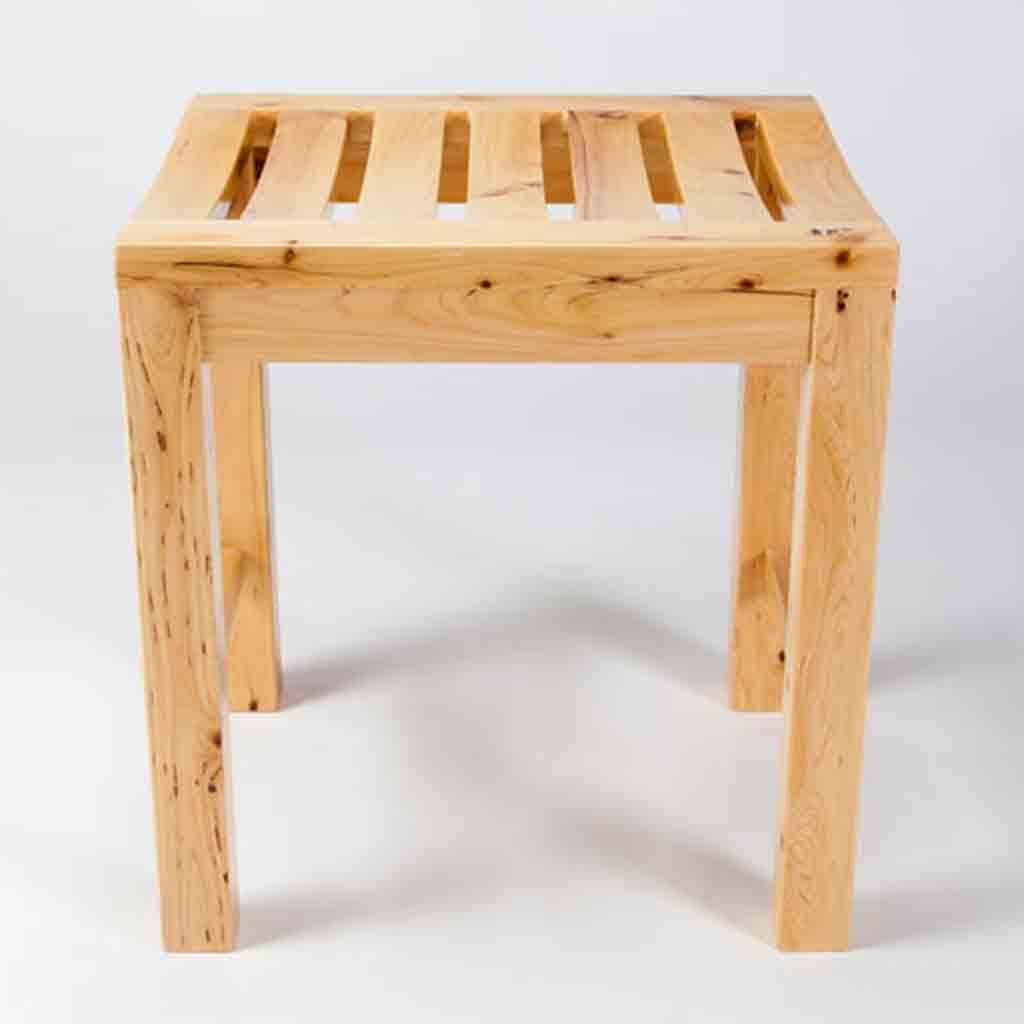 Madera Banco de Asiento de Ducha Ergonómico Silla de bañera Taburete de Esquina de baño para Interior o Exterior Ayuda de baño Carga de 200 kg.