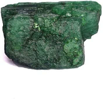 GEMHUB Natural Raw Emerald Green Gemstones for Jewelry Making 10-1000 Carat Crystals and Healing Stones | Rough Emerald Gem Stones