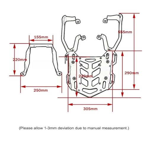 Porte bagages moto pour voyager loin en YZF R3 et MT03 2022