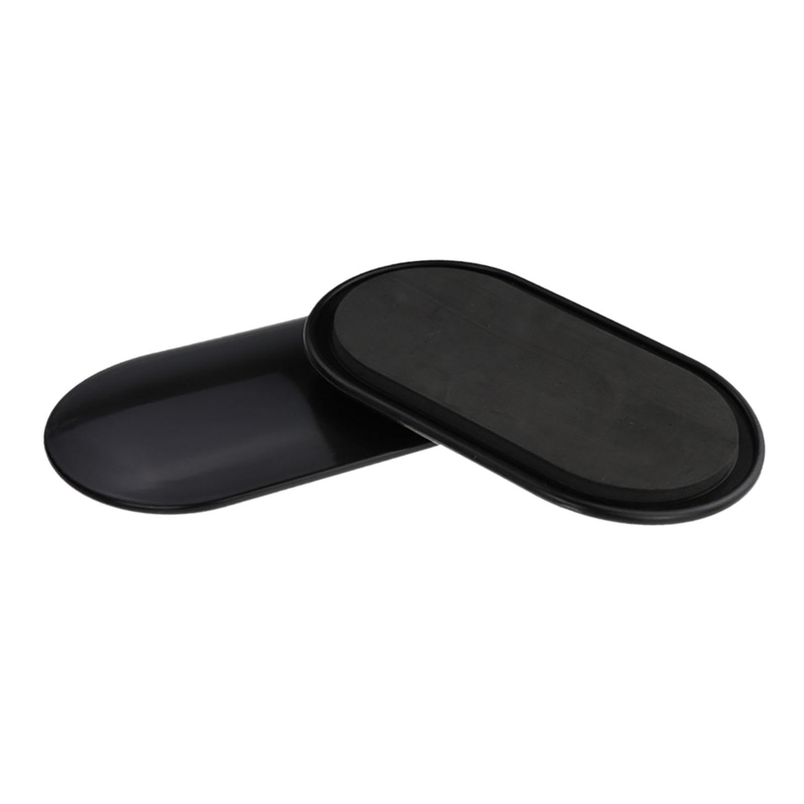 BNF® 2Pcs Exercise Core Sliders Travel Abdominal Training Foot Balance Slide Pads Black-Sports, Fitness & Outdoors/Exercise & Fitness/Strength Training Equipment/Core Sliders