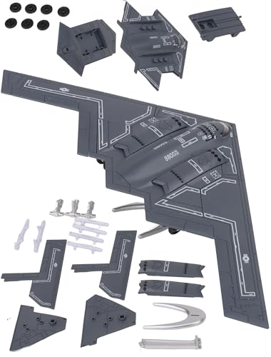 GRTCZYSL B2 Stealth Bomber Model Fighter Jet Plane Toy USAF 1/200 Spirit 22 Piece Snap Together Model Kit with Stand STEM Military Aircraft Collectible Birthday Gift for Adults Boys
