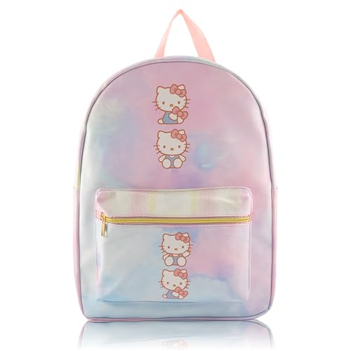 Image of Sanrio Hello Kitty Backpack for Women, Men, Unisex | Cute PU Leather Large Backpack Purse Shoulder Purse | Hello Kitty Bag and Accessories