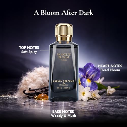 Image of MissBliss - Moonlit Bloom 100ml | Eau de Parfum | Luxury Unisex Perfume for Man & Woman | Long Lasting Jasmine, Pink Pepper, Vanilla & Musk Fragrance | Premium Everyday Perfume | Gift for Man & Woman
