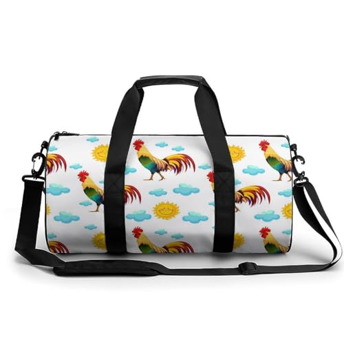 Sac de sport gym Coq Mignon 45x23x23cm bagage cabine léger pour voyage et weekend