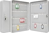 Wedo 10256537X Armoire à clés pour 70 clés 28,0x6,0x37,0cm Gris lumière...