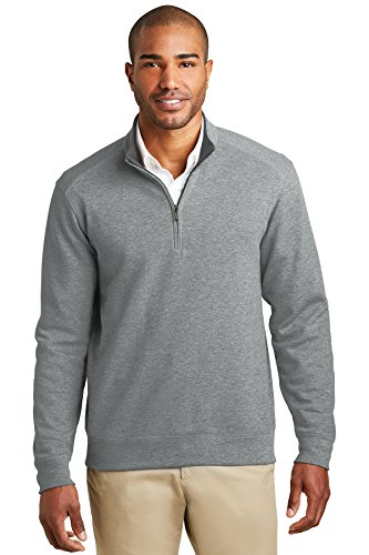 Port Authority Men's Pinpoint Mesh Half-Zip Pullover