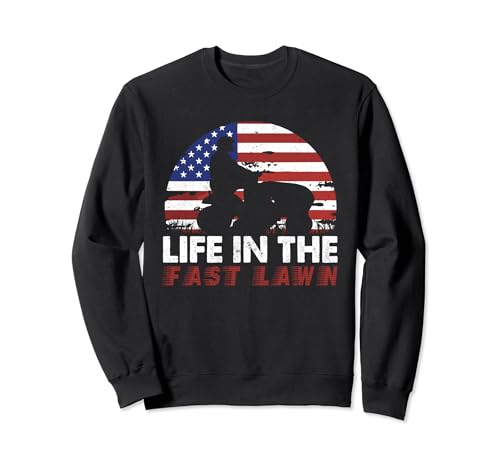 Life In The Fast Cortacésped Racing Gardener Cortacésped Sudadera