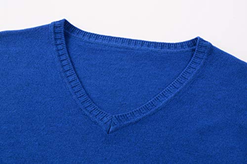 Mens Casual Basic Designed V-Neck Pullover Sweater3
