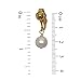 FRESCA UNO Gold Plated 8mm Freshwater Pearl Clip On Earrings
