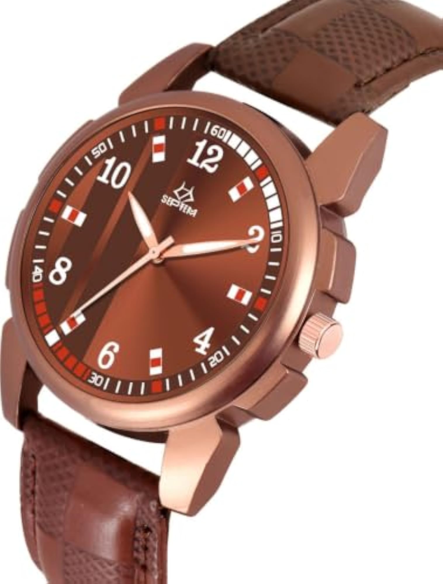 Women's Adjustable Leather Belt Stylish Dial Watch