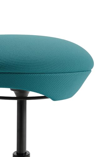 Image of Topstar SITNESS HOP Ergonomic Stool with Three-Dimensional Movement Sitness Technology Made in Germany Colour: Black /Light Petrol