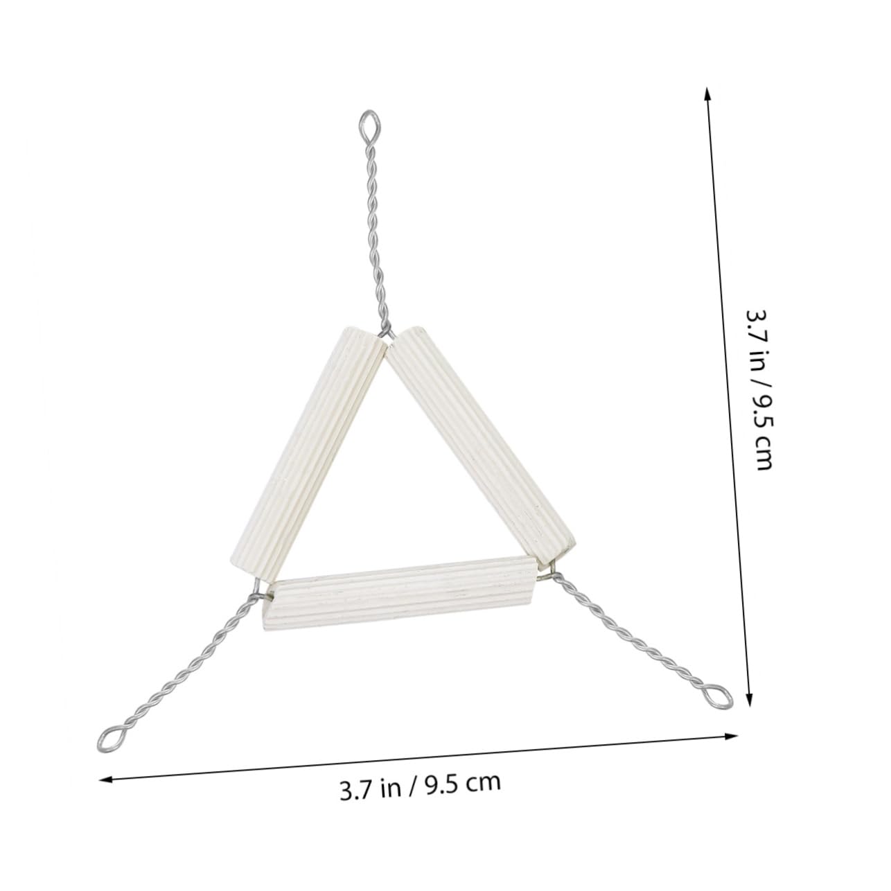 KICHOUSE 10pcs Clay Triangle Crucible Holder Science Triangle Holder for Heating Chemistry Heater Stand