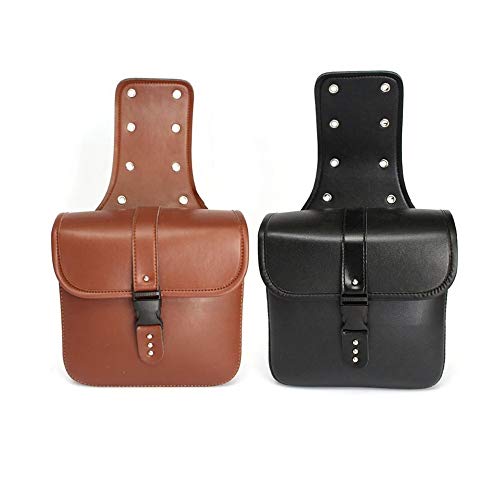 Alforjas Moto,Bolsa Trasera Moto 2pcs de la motocicleta bolso colgante Bolsa de sillín de la motocicleta lateral del bolso que viaja a caballo del jinete bolsa a prueba de agua de cola que cuelga del