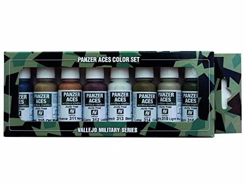 Vallejo Panzer Aces 8 Color Set 70123 Wood