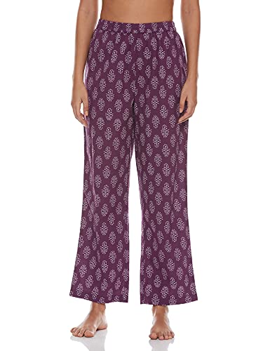 Image of Amazon Brand - Myx Women Cotton Shirt and Relaxed Pajama Set Night Suit Set (Available in Plus Sizes)