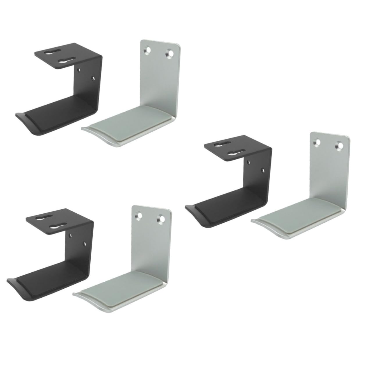 Mikikit 6 Pz Supporto Per Cuffie Rack Di Archiviazione Per Cuffie Per Computer Espositore Per Cuffie Cuffia Porta Cuffie Da Tavolo in Legno Cuffiette Lega Di Alluminio Auricolare Scrivania